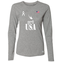 Thumbnail for USA - 64LTTX Ladies’ Essential Dri-Power Long Sleeve Tee - 3 COLORS -