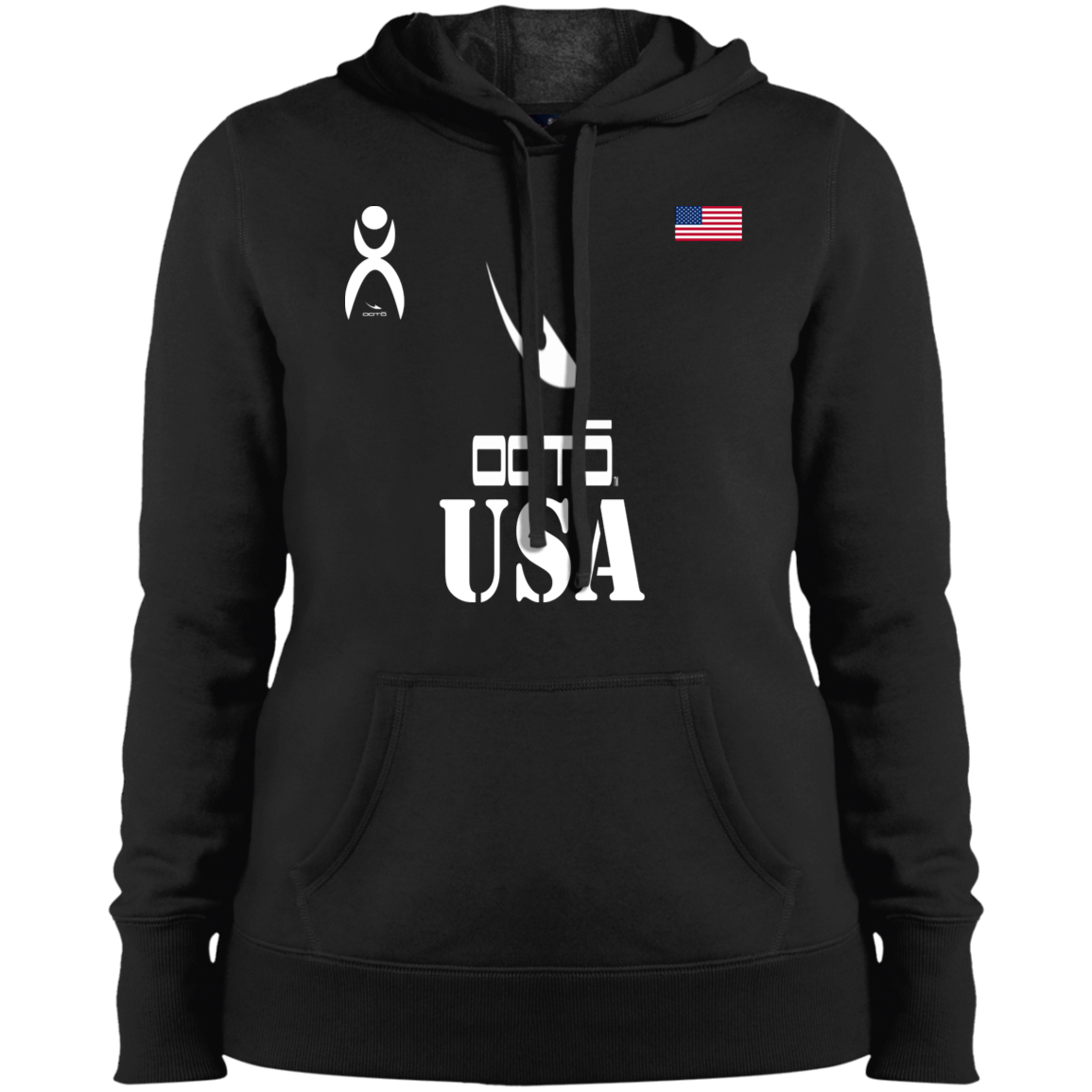 OOTO - USA - LST254 Ladies' Pullover Hooded Sweatshirt - 4 COLORS -