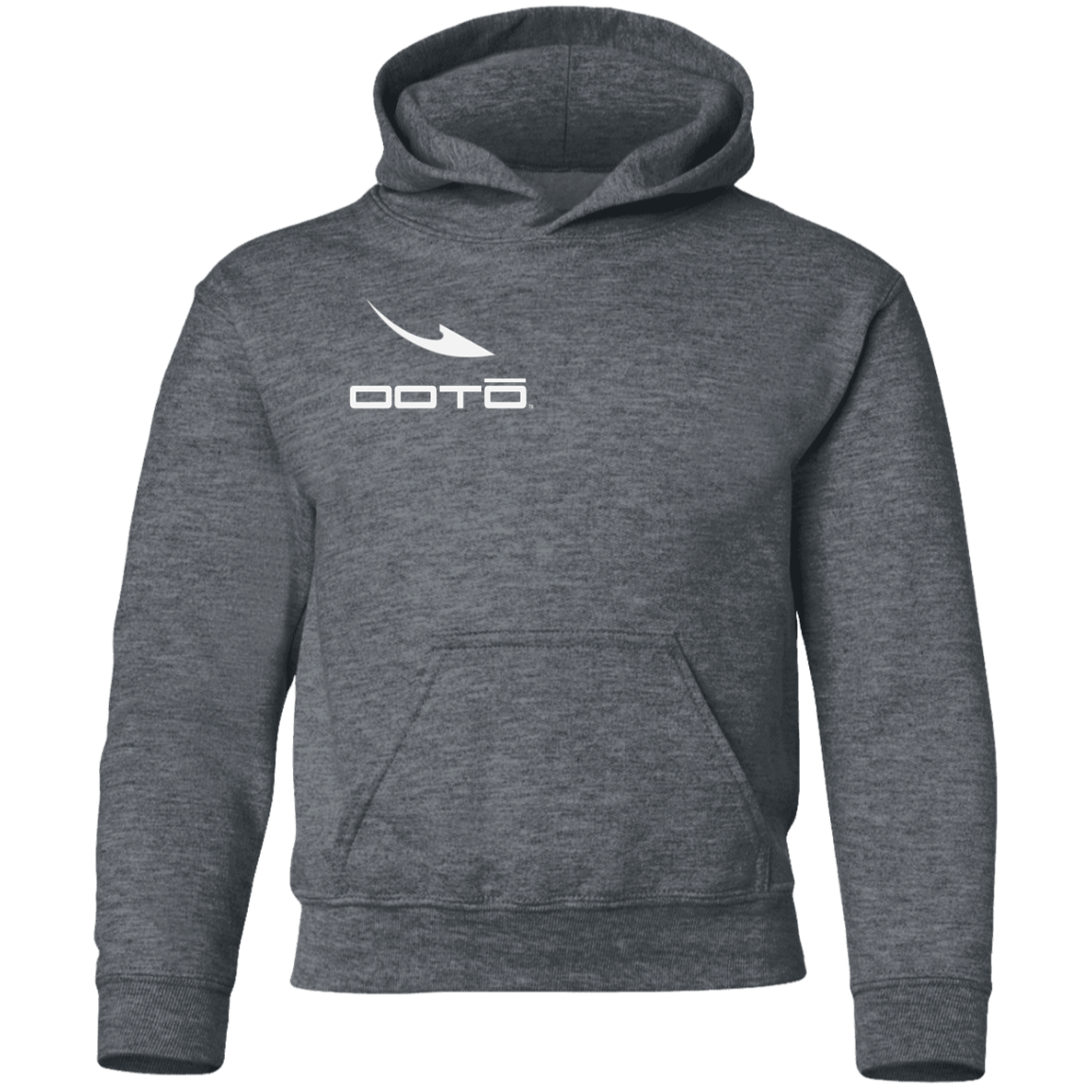 OOTO - DASH EN WHITE M G185B Youth Pullover Hoodie - 11 COLORS -