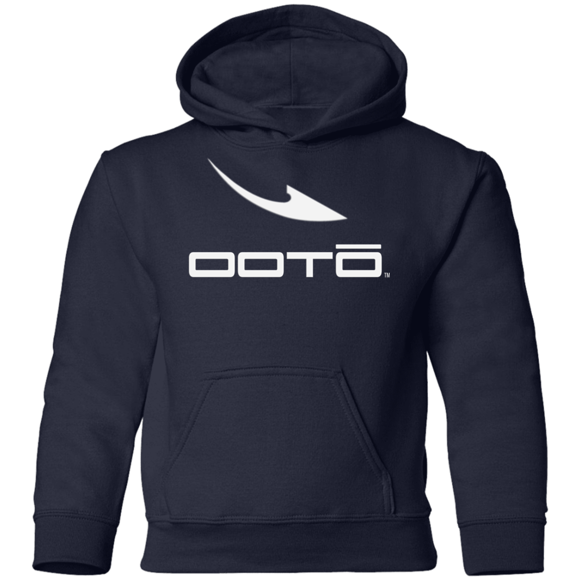 OOTO - DASH EN WHITE - G185B Youth Pullover Hoodie - 13 COLORS -