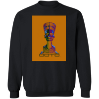 Thumbnail for OOTO - NEFERTITI X ANCIENT ARTIST UNKNOWN X OOTO IN HALF YELLOW MET - Z65 Crewneck Pullover Sweatshirt - 5 COLORS -