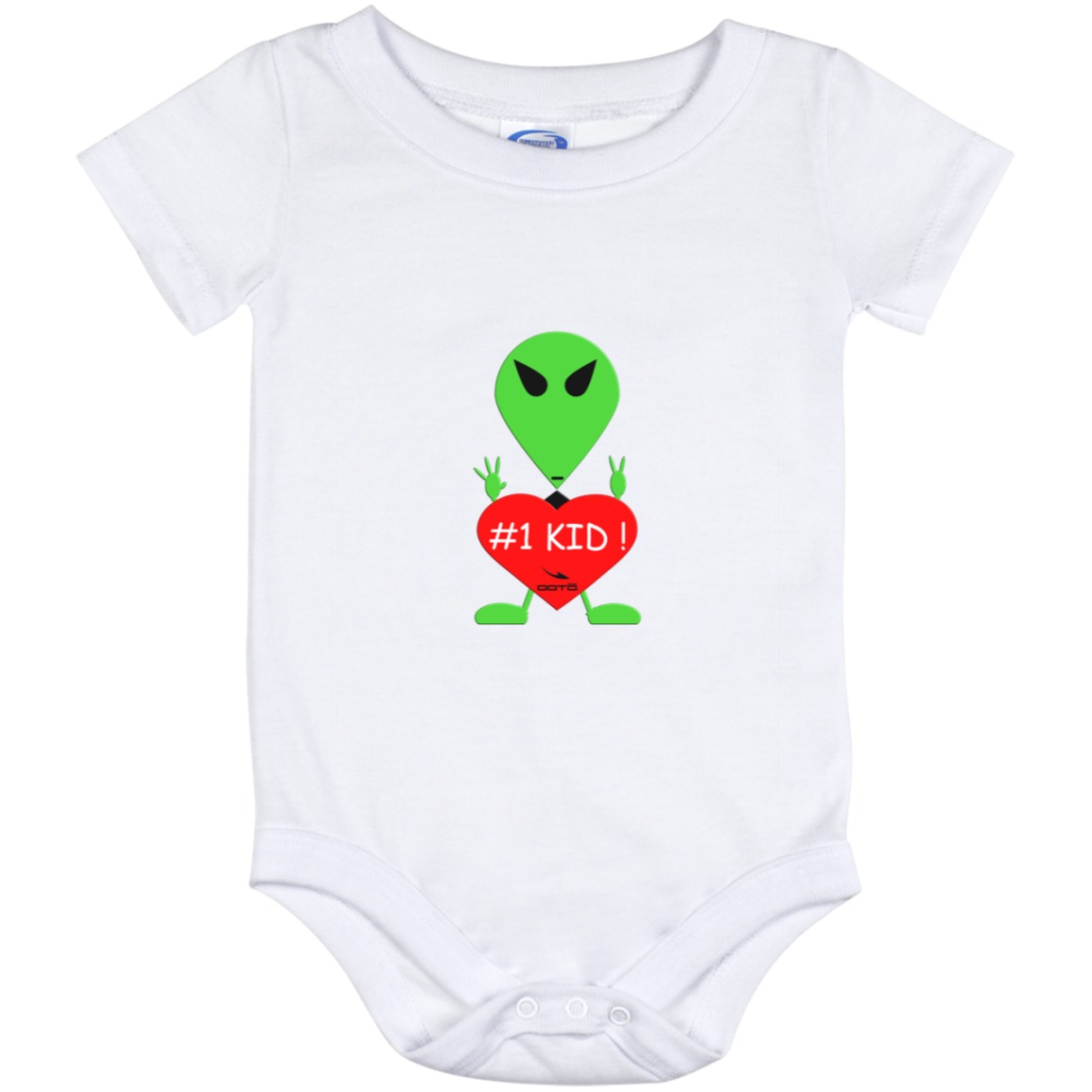 OOTO - 'AL' - #1 KID! - IO12M Baby Onesie 12 Month - 1 COLOR -