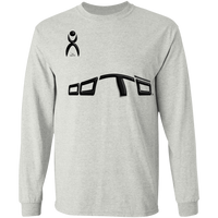 Thumbnail for DISTORTED OOTO WITH GLYPHIC BK G540 LS T-Shirt 5.3 oz. - 6 COLORS -