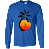 Thumbnail for OOTO - PALM SUNSET - G540B Youth LS T-Shirt - 3 COLORS -