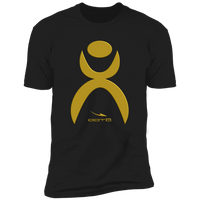 Thumbnail for GLYPHIC EN GOLD - 3D PRINT - NL3600 Premium Short Sleeve T-Shirt - 1 COLOR -