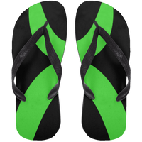 Thumbnail for OOTO - GLYPHIC BODY EN LIME - LARGE 72033 Adult Flip Flops - 1 COLOR -