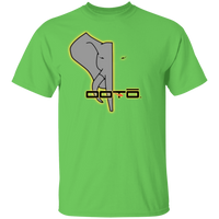 Thumbnail for OOTO - HERD OF 1  - DASH N  YELLOW GLOW  - G500B Youth 5.3 oz 100% Cotton T-Shirt - 11 COLORS -