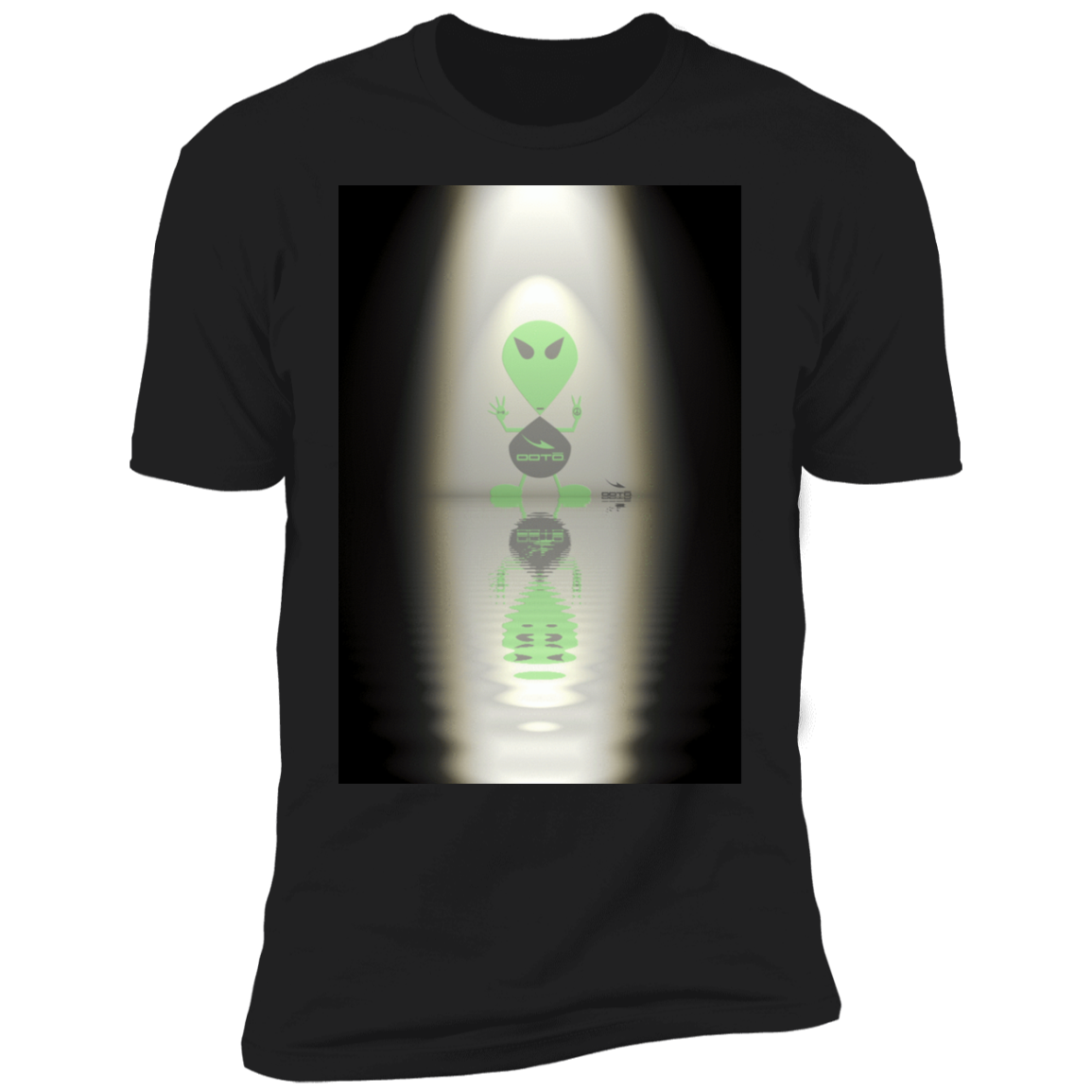 'AL' BEAMING DOWN - REFLECTIVE - NL3600 Premium Short Sleeve T-Shirt - 4 COLORS -