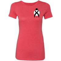 Thumbnail for GLYPHIC EN BLACK OVER WHITE CIRCLE - NL6710 Ladies' Triblend T-Shirt - 7 COLORS -