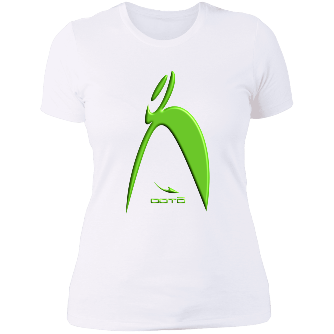 BIG STEPPIN GLYPHIC EN LIME 3D PRINT - SM NL3900 Ladies' Boyfriend T-Shirt - 4 COLORS -