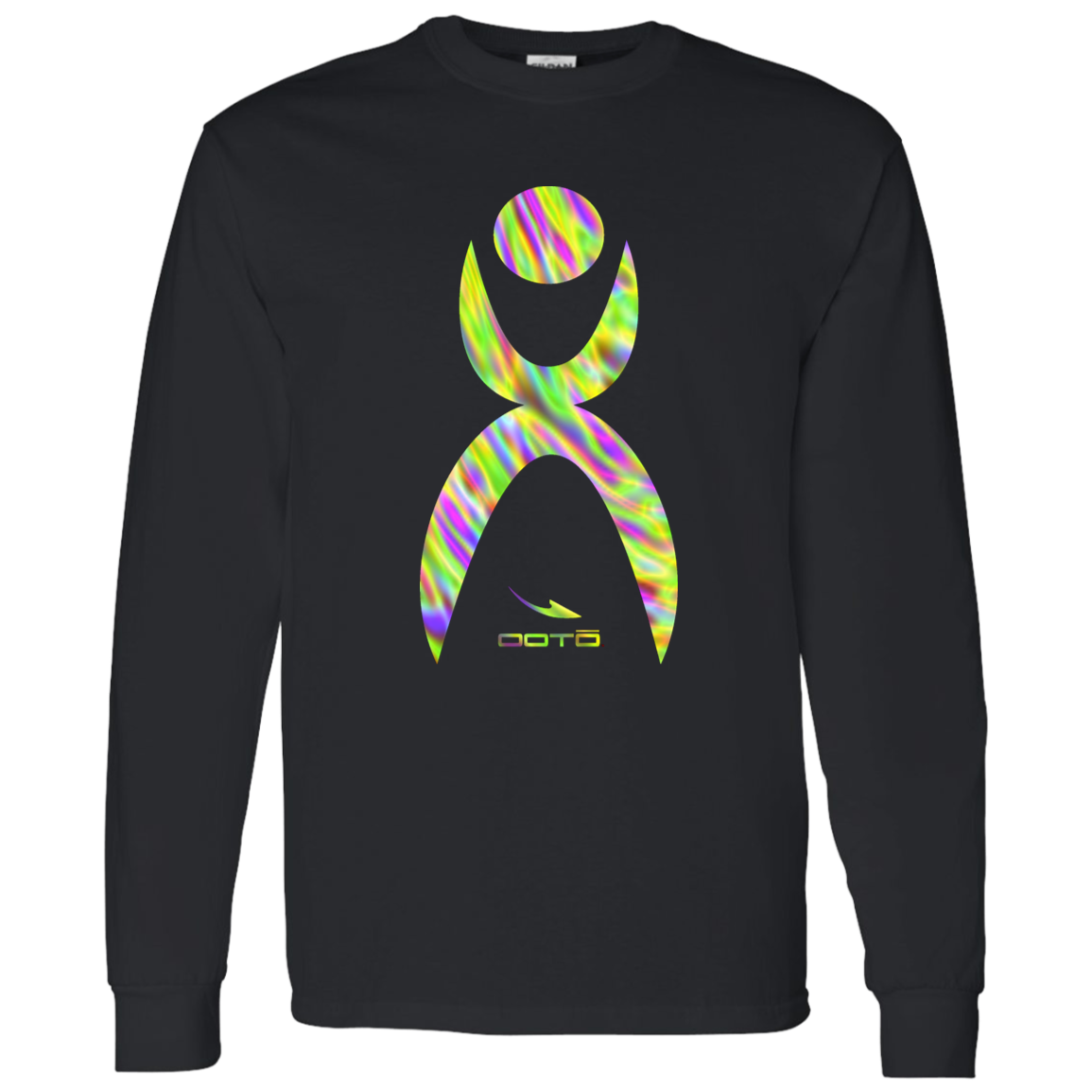 GLYPHIC EN NEON TIDE - G540 LS T-Shirt 5.3 oz. - 1 COLOR -