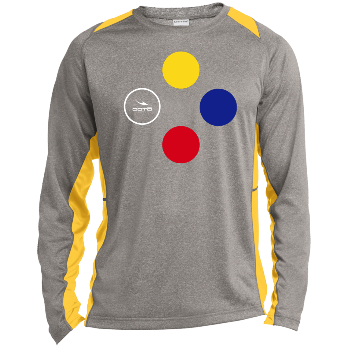 PRIMARILY SPEAKING - ST361LS Long Sleeve Heather Colorblock Performance Tee - 4 COLORS -