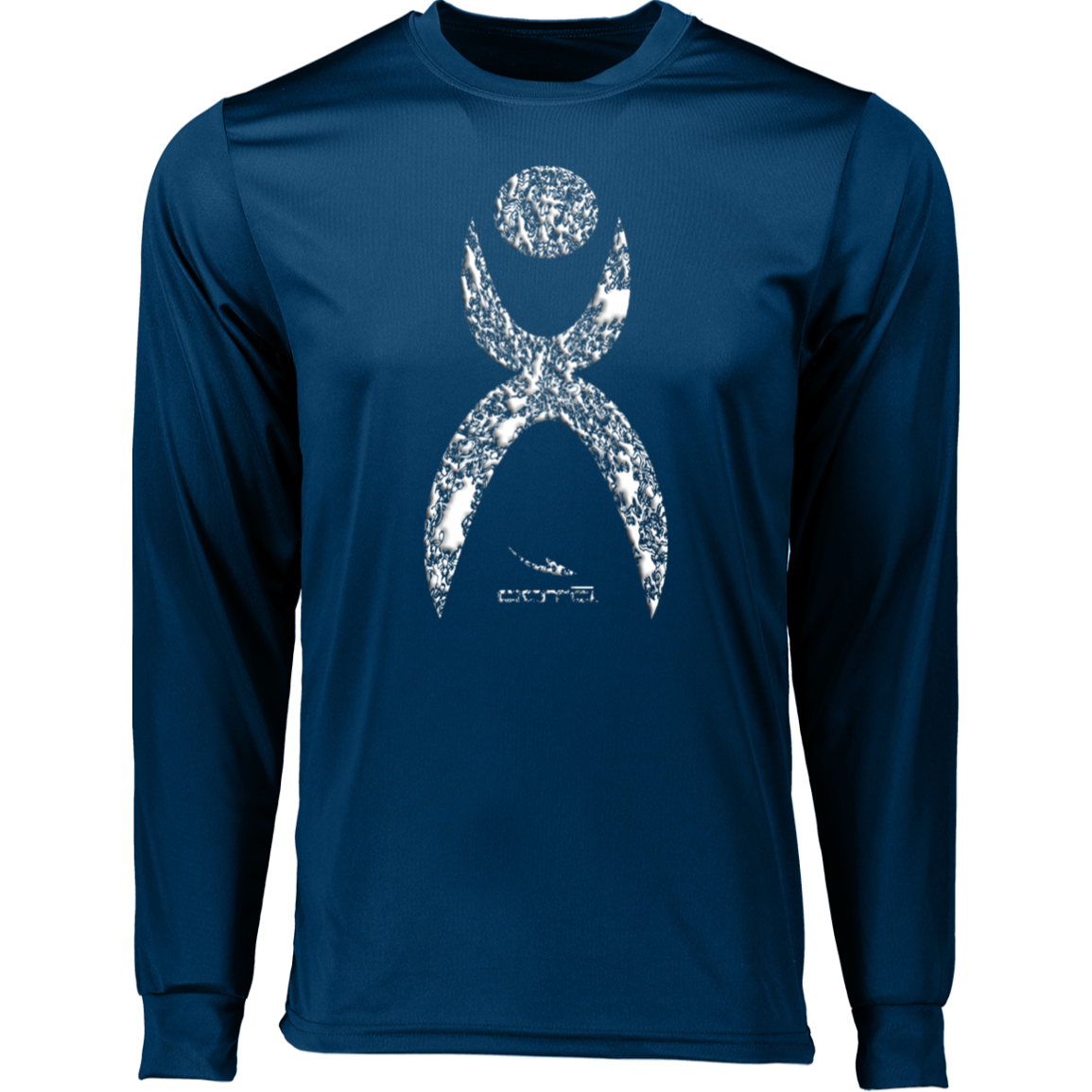 GLYPHIC EN HALTED PHASE WHITE - 788 Long Sleeve Moisture-Wicking Tee - 5 COLORS -