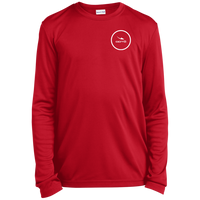 Thumbnail for OOTO - DASH EN WHITE - YST350LS Youth Long Sleeve Performance Tee - 5 COLORS -