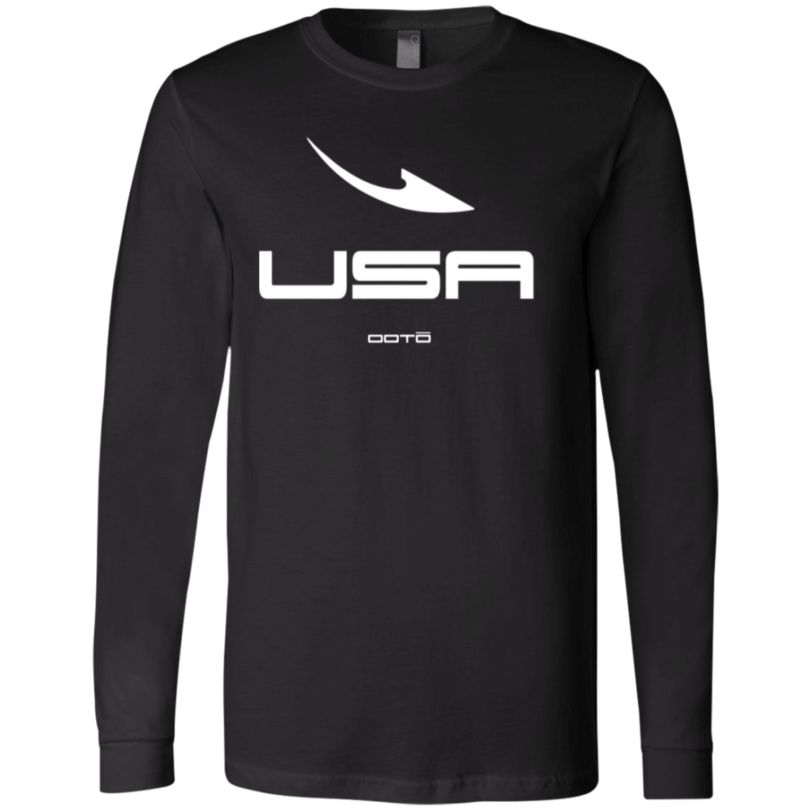 USA OOTO DASH EN WHITE - 3501 Men's Jersey LS T-Shirt - 5 COLORS -