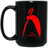 Thumbnail for OOTO - BIG STEPPIN GLYPHIC EN RED -  BM15OZ 15 oz. Black Mug - 1 COLOR -