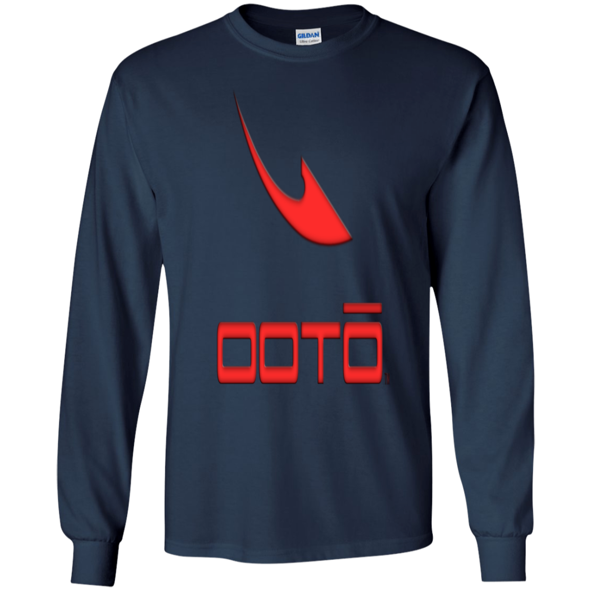 OOTO - DASH EN STRTCH RED IG BK - G240B Youth LS T-Shirt - 4 COLORS -