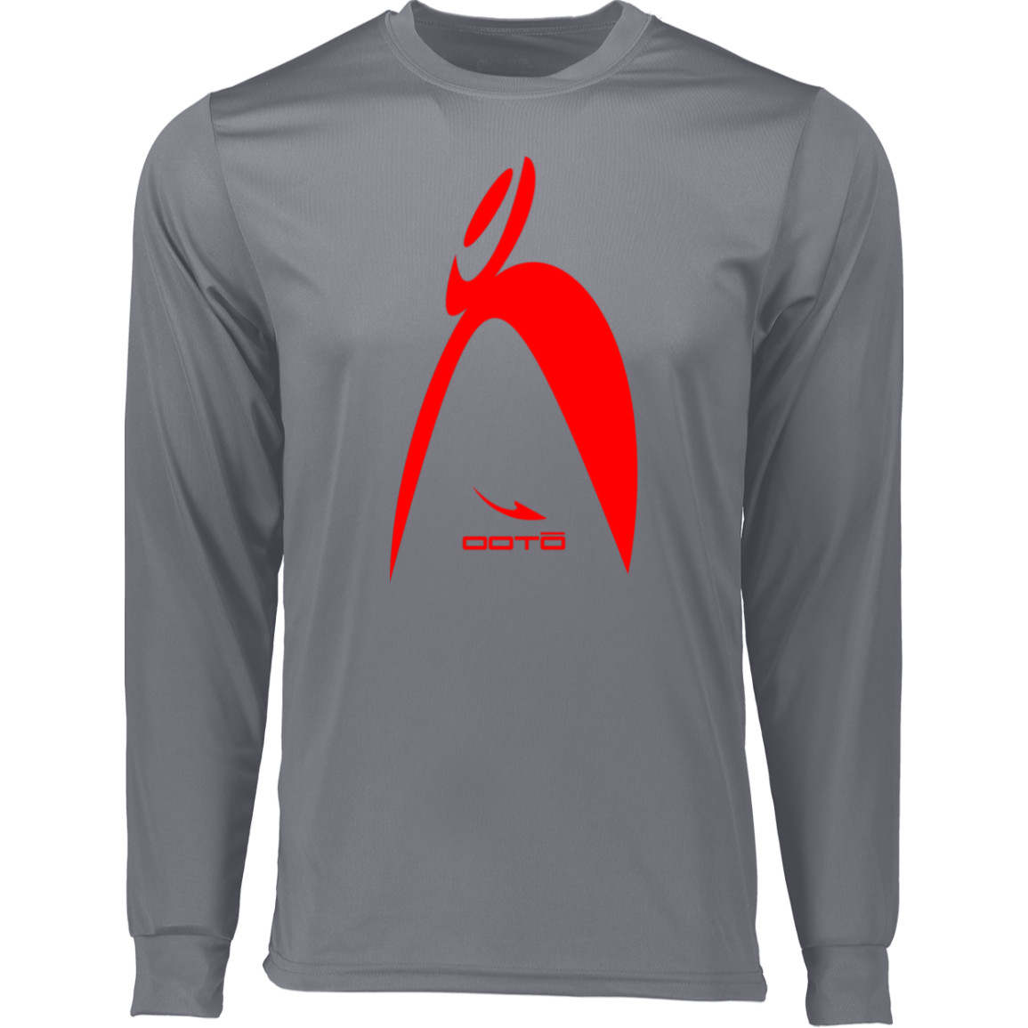 BIG STEPPIN GLYPHIC EN RED - 1 RD 788 Long Sleeve Moisture-Wicking Tee - 5 COLORS -