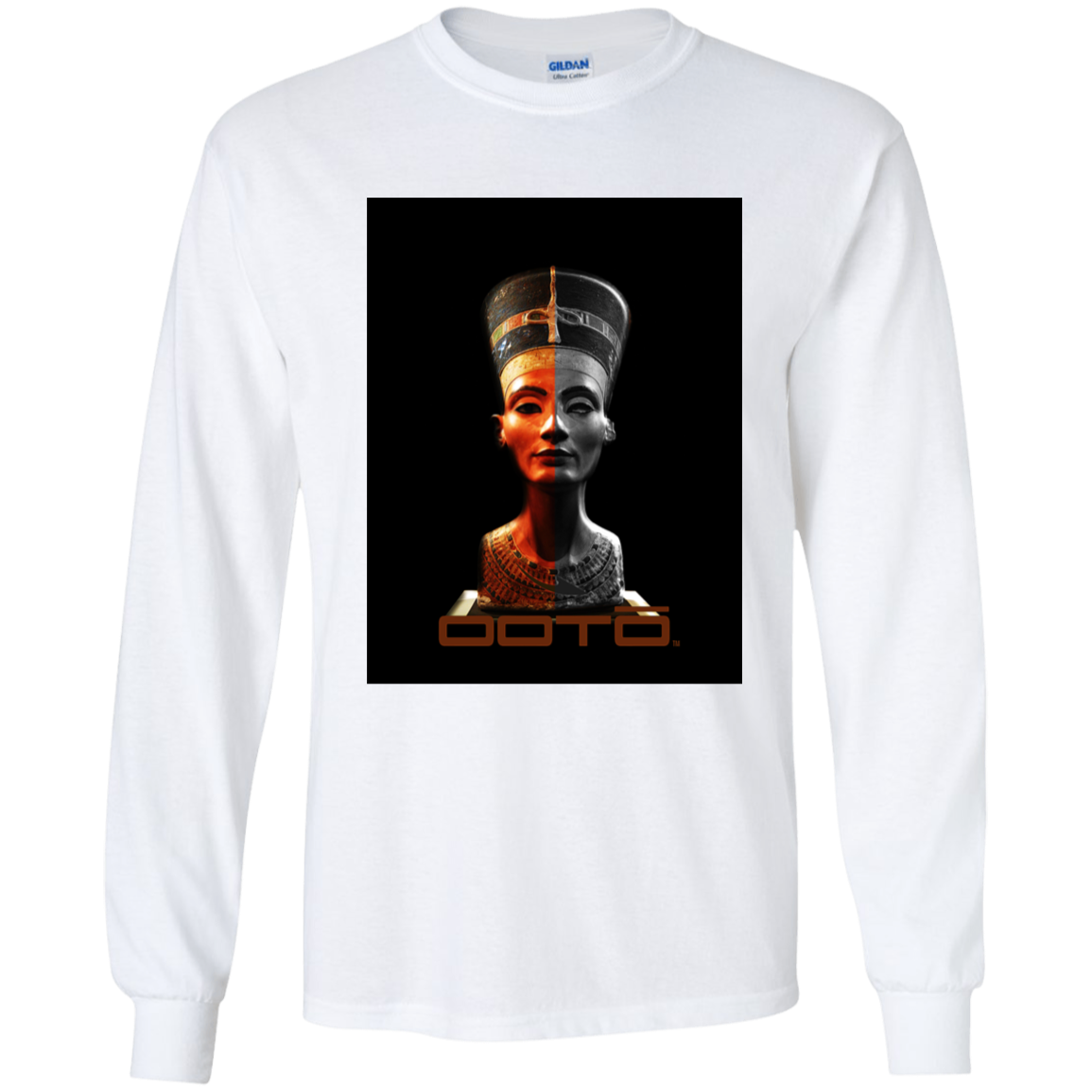 OOTO - NEFERTITI X ANCIENT ARTIST UNKNOWN X OOTO - G540B Youth LS T-Shirt - 2 COLORS -