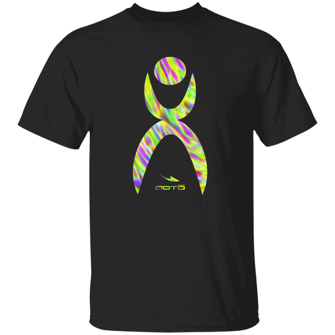 OOTO - GLYPHIC EN NEON TIDE - G500B Youth 5.3 oz 100% Cotton T-Shirt - 1 COLOR -