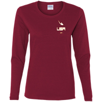 Thumbnail for USA OOTO DASH EN WHITE STRETCH - MZ OG - G540L Ladies' Cotton LS T-Shirt - 7 COLORS -