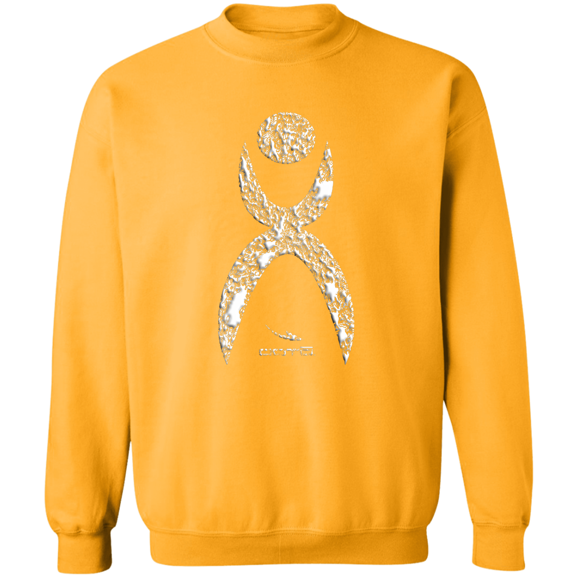 OOTO - GLYPHIC EN HALTED PHASE WHITE G180 Crewneck Pullover Sweatshirt - 8 COLORS -