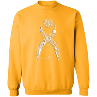 Thumbnail for OOTO - GLYPHIC EN HALTED PHASE WHITE G180 Crewneck Pullover Sweatshirt - 8 COLORS -