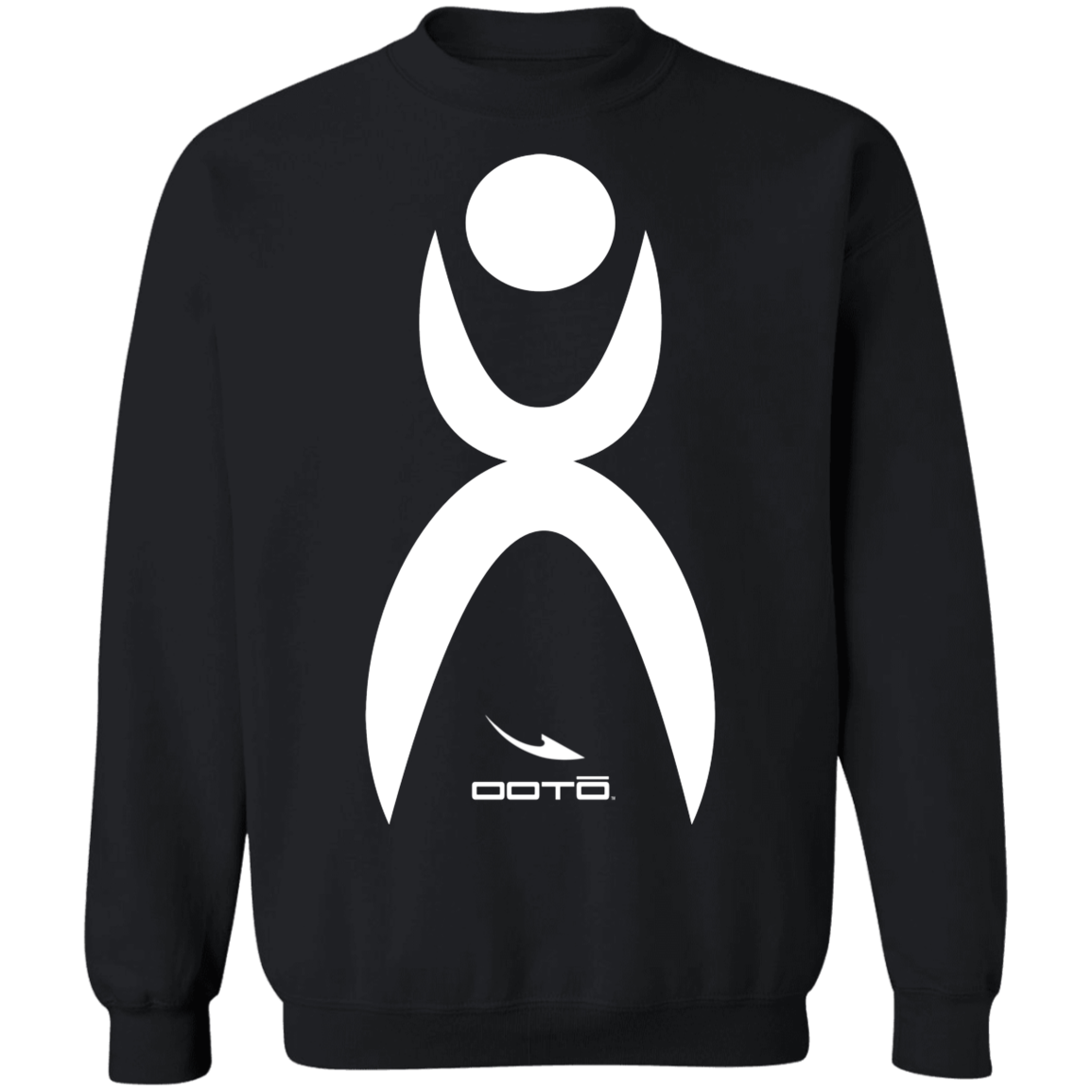 OOTO - GLYPHIC EN WHITE - Z65 Crewneck Pullover Sweatshirt - 8 COLORS -