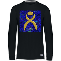 Thumbnail for GLYPHIC EN GOLD OVER PLASMATIC STORM - 64LTTM Essential Dri-Power Long Sleeve Tee - 4 COLORS -