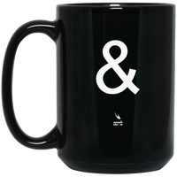 Thumbnail for OOTO - AMPERSAND -  BM15OZ 15 oz. Black Mug - 1 COLOR -