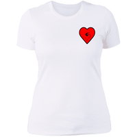 Thumbnail for HEART FLYTE WITH DASH EN BLACK - NL3900 Ladies' Boyfriend T-Shirt - 3 COLORS -