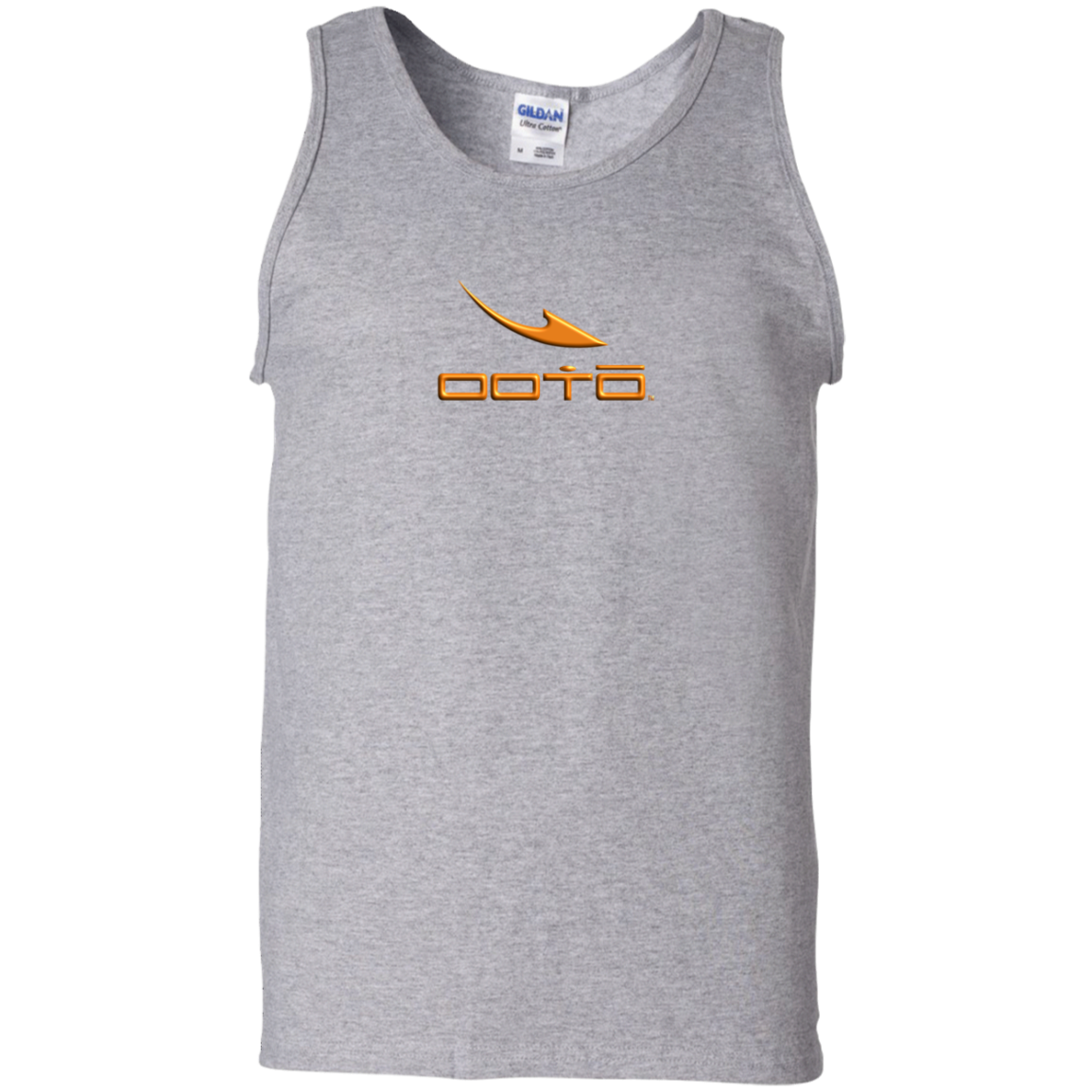 DASH EN 3D PRINT ORANGE - M G220 100% Cotton Tank Top - 3 COLORS -