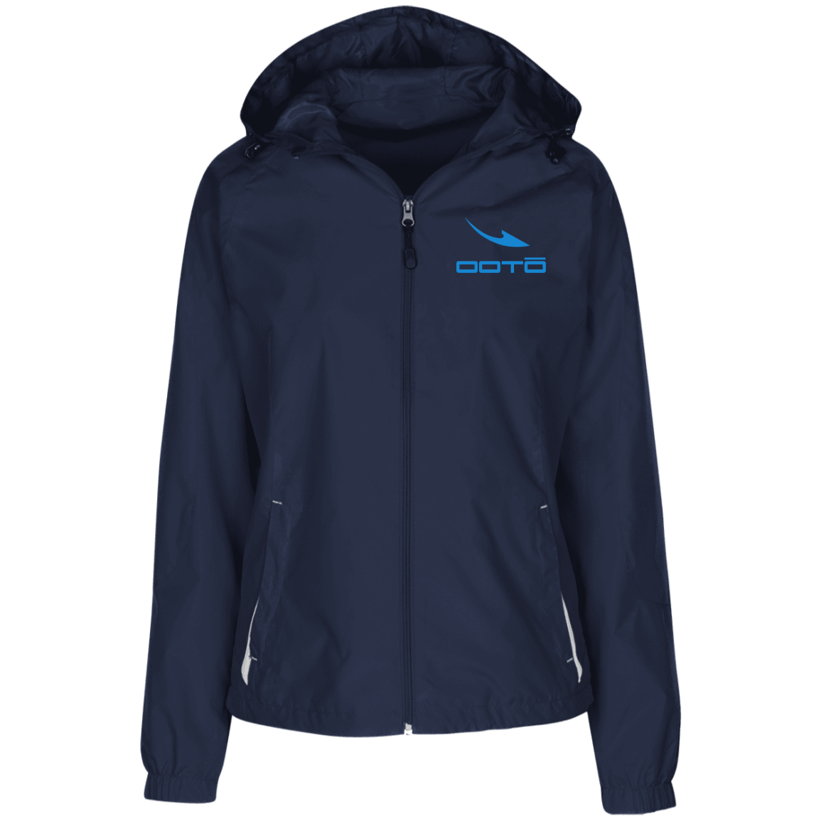 OOTO - DASH EN AQUA - LST76 Ladies' Jersey-Lined Hooded Windbreaker - 4 COLORS -