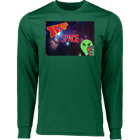 Thumbnail for AL - Hello from SPACE - selfie - postcard  - 788 Long Sleeve Moisture-Wicking Tee - 4 COLORS -