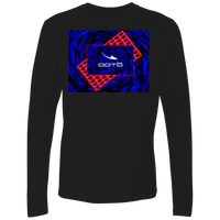 Thumbnail for RED GRID EN DARK TUNNEL - NL3601 Men's Premium LS - 5 COLORS -