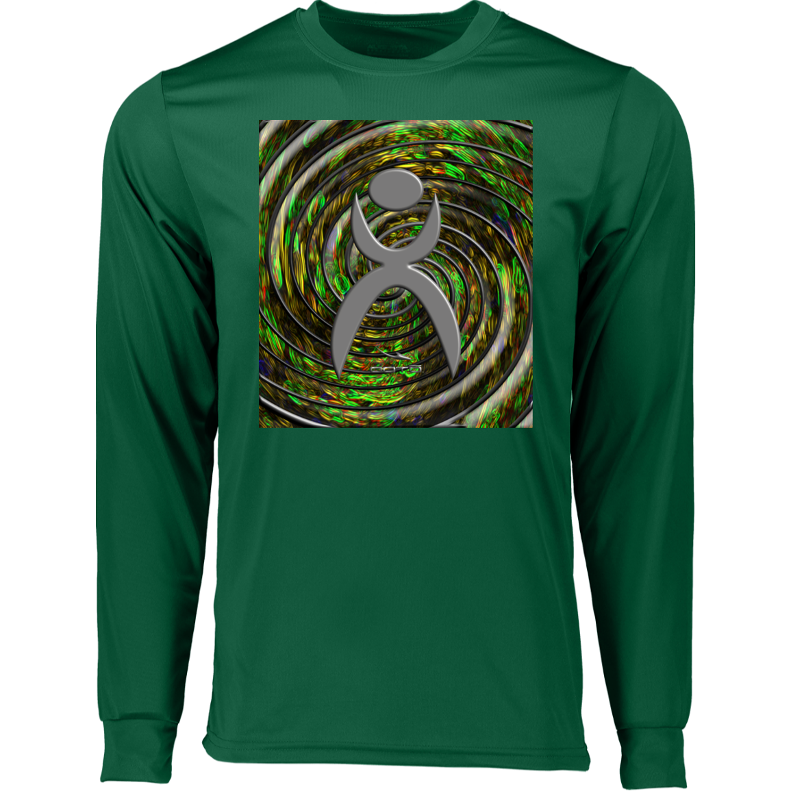 GLYPHIC EN SPIRAL EPIC JOURNEY D4 - 788 Long Sleeve Moisture-Wicking Tee - 4 COLORS -