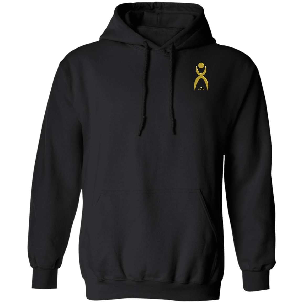 OOTO - GLYPHIC EN GOLD - 3D PRINT - G185 Pullover Hoodie - 5 COLORS -