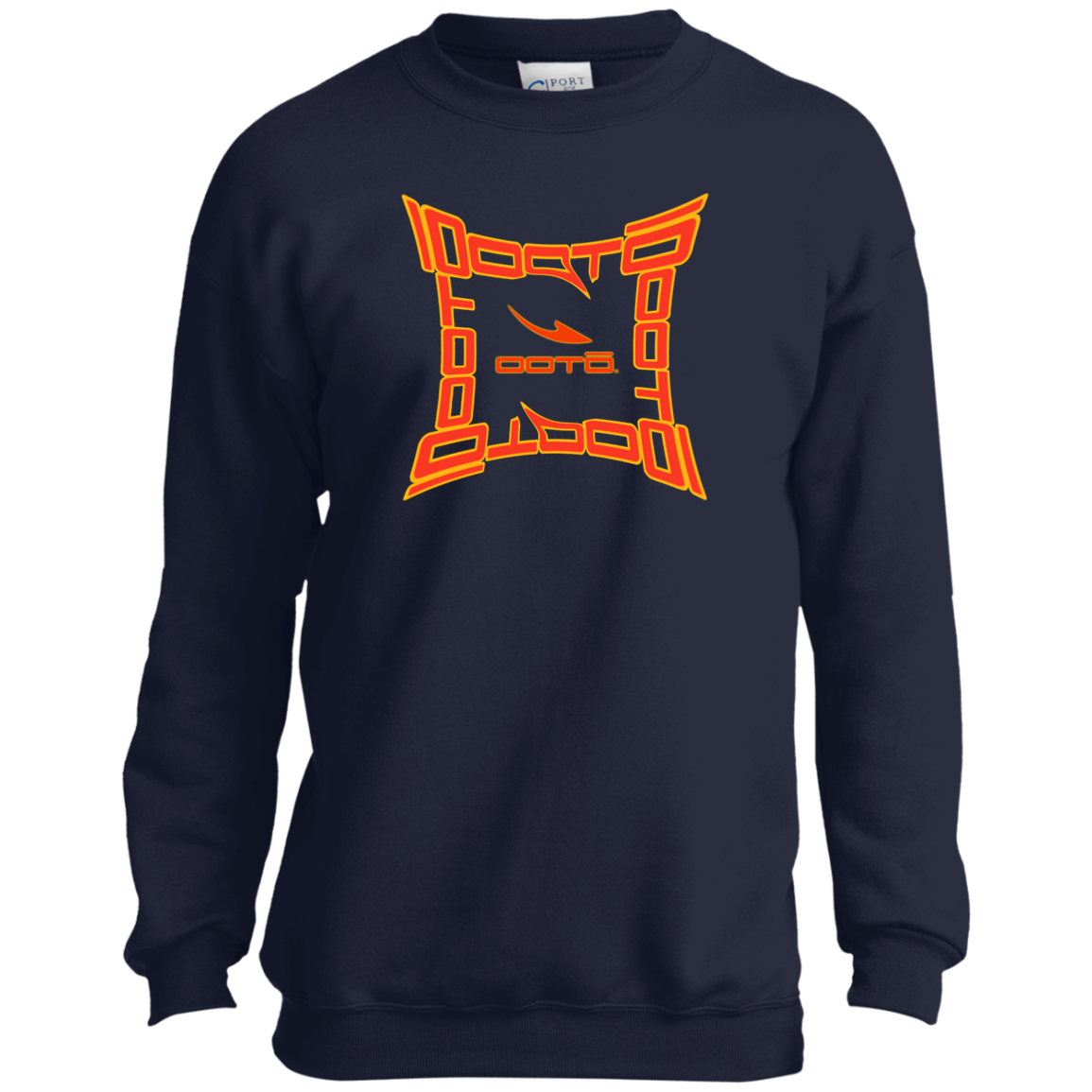 OOTO - DISTORTA DASH - PC90Y Youth Crewneck Sweatshirt - 3 COLORS -