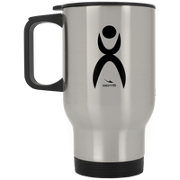 Thumbnail for OOTO - GLYPHIC EN BLACK - XP8400S Silver Stainless Travel Mug -