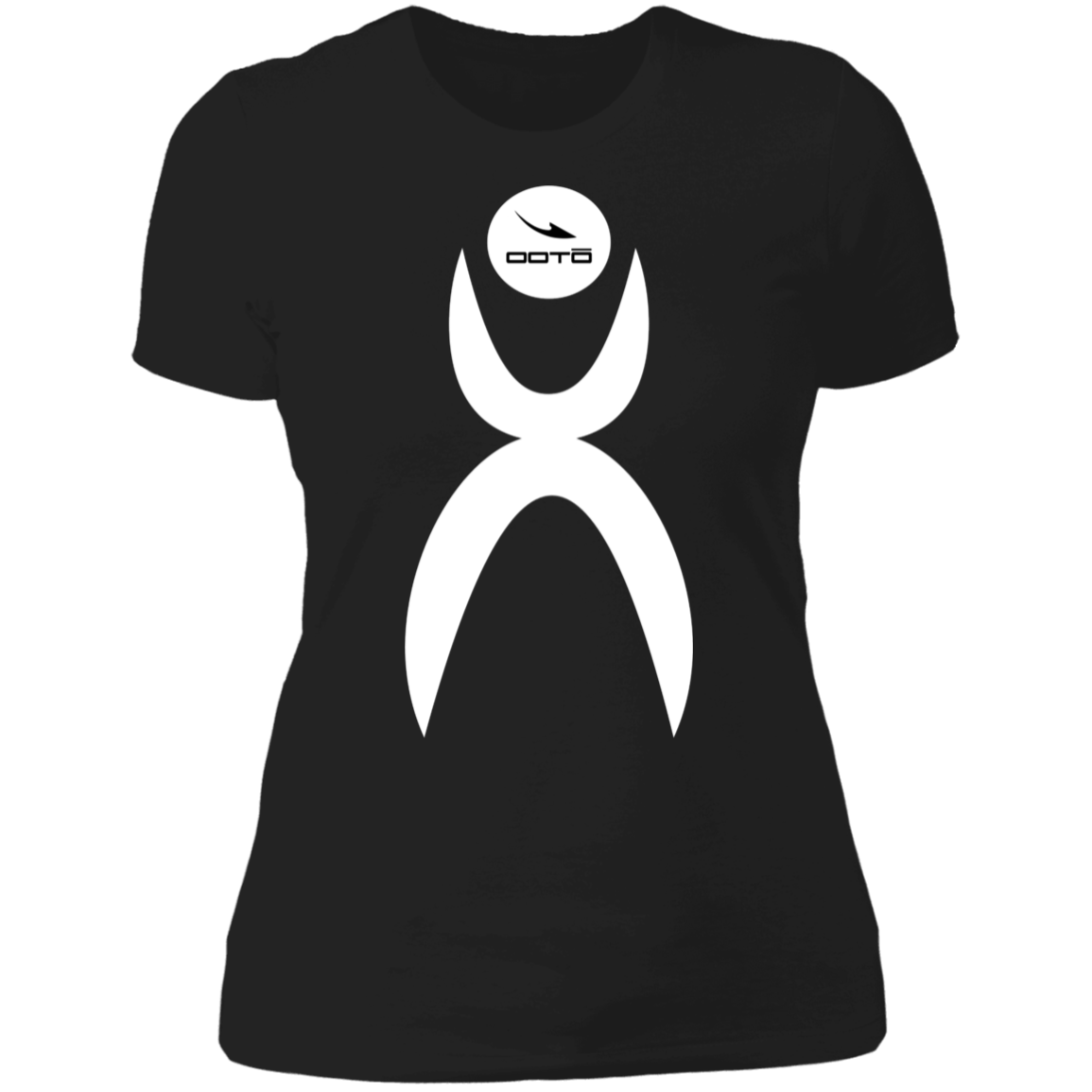 GLYPHIC EN WHITE - DASH EN BLACK - NL3900 Ladies' Boyfriend T-Shirt - 11 COLORS -