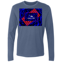 Thumbnail for RED GRID EN DARK TUNNEL - NL3601 Men's Premium LS - 5 COLORS -