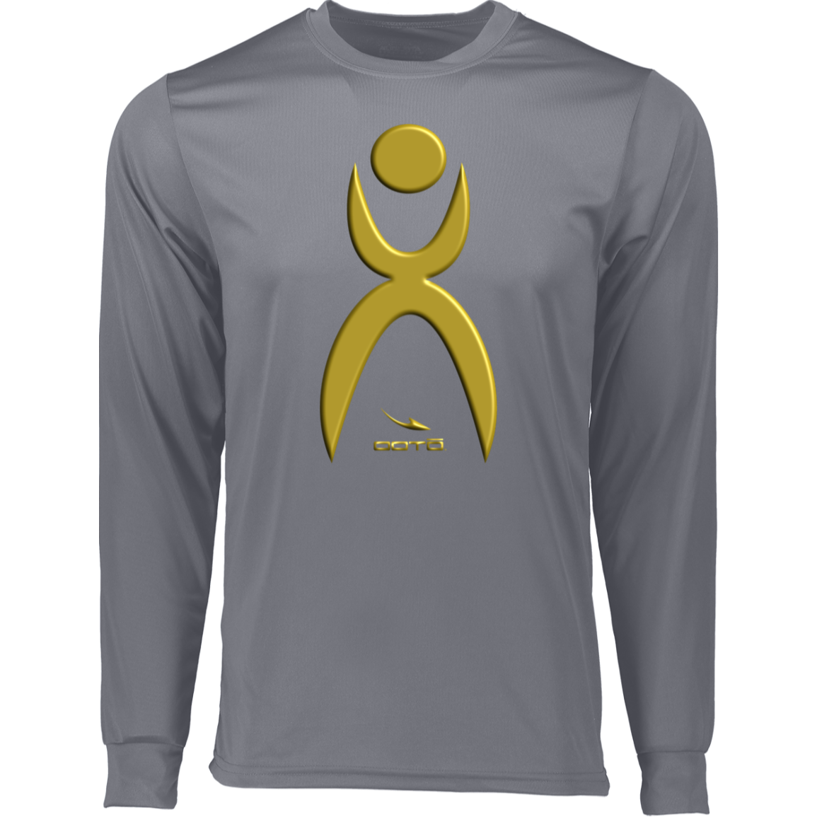 GLYPHIC EN GOLD - 3D PRINT - 788 Long Sleeve Moisture-Wicking Tee - 6 COLORS -