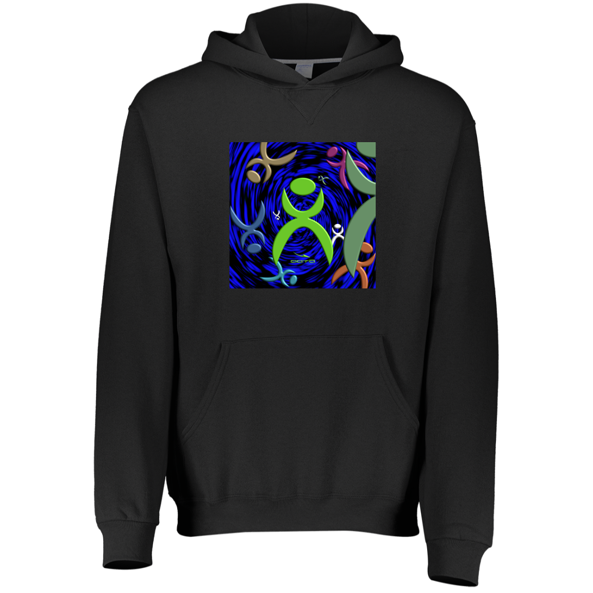 OOTO - GLYPHIC EN DIMENSIONAL GRASP - 995HBB Youth Dri-Power Fleece Hoodie - 1 COLOR -