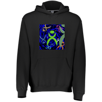 Thumbnail for OOTO - GLYPHIC EN DIMENSIONAL GRASP - 995HBB Youth Dri-Power Fleece Hoodie - 1 COLOR -