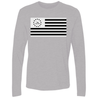 Thumbnail for HEAVENS TO BETSY B & W FLAG - NL3601 Men's Premium LS - 5 COLORS -