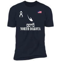 Thumbnail for OOTO - NORTH DAKOTA - Z61x Premium Short Sleeve Tee - 9 COLORS -