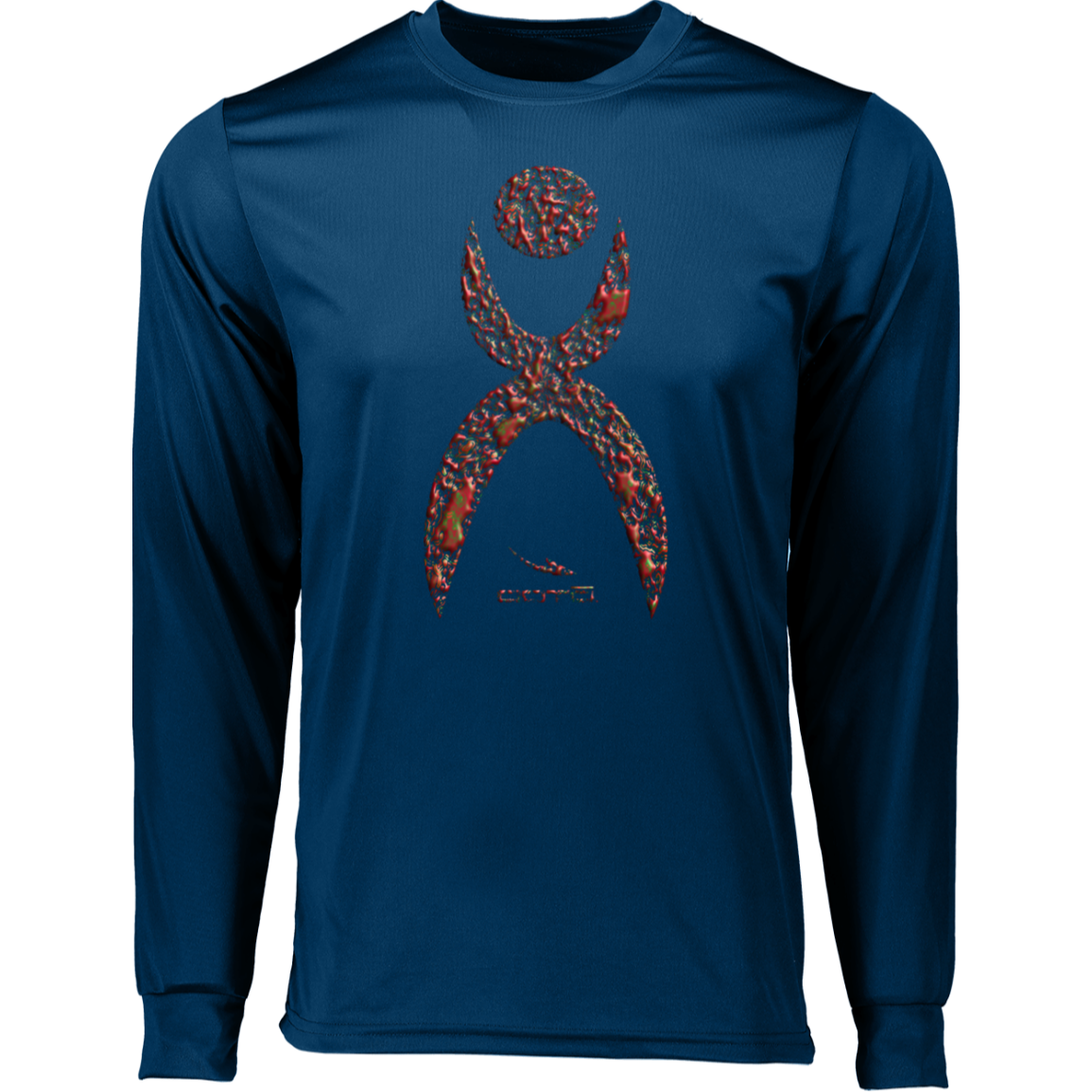 GLYPHIC EN HALTED PHASE - 788 Long Sleeve Moisture-Wicking Tee - 4 COLORS -