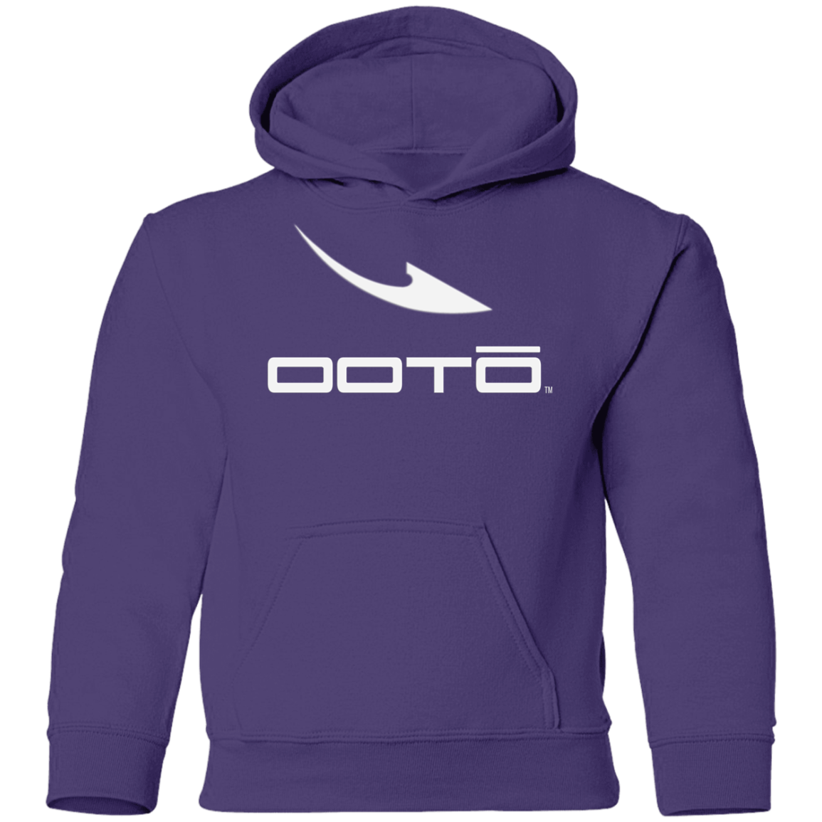 OOTO - DASH EN WHITE - G185B Youth Pullover Hoodie - 13 COLORS -