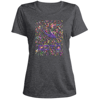 Thumbnail for XPARENT DASH EN CHAOTIC MESS - LST360 Ladies' Heather Scoop Neck Performance Tee - 2 COLORS -