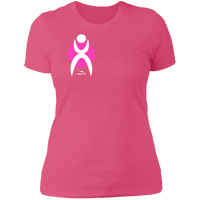 Thumbnail for GLYPHIC EN WHITE ON PINK CIRCLE - NL3900 Ladies' Boyfriend T-Shirt - 6 COLORS -